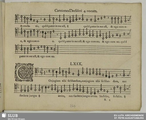LXIX. Conjugium tibi sit blandum