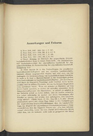 Anmerkungen und Exkurse.