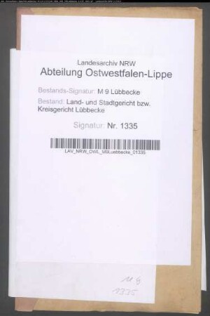 Erblasser: Wolter, Wilhelmine Luise, geb. Langhorst:
