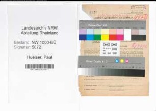 Entnazifizierung Paul Huelser, geb. 03.03.1887 (Malermeister)
