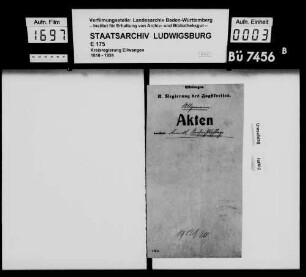 Ministerialerlasse zur Strafrechtspflege der Oberämter