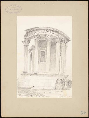 Vesta-Tempel, Tivoli: Ansicht