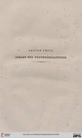 Erster Theil: Stelen und Todtenbehältnisse