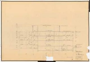 Stadthalle, Mülheim an der Ruhr Umbau: Bühnenhaus: Schnitt A-B 1:50