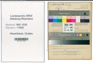 Entnazifizierung Gustav Heuerbauer , geb. 12.05.1899 (Steiger)