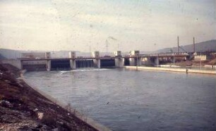 Obertürkheim, Wehr, Kraftwerk, Unterwasser
