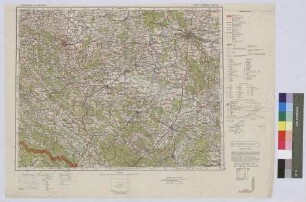 Übersichtskarten von Mitteleuropa a. Lemberg (Lwow) b. Zamoscz c. Kielce d. Leutschau
