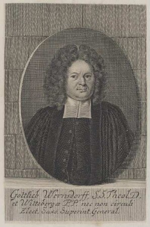 Bildnis des Gottlieb Wernsdorff