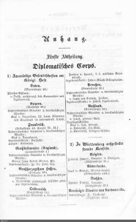 Diplomatisches Corps