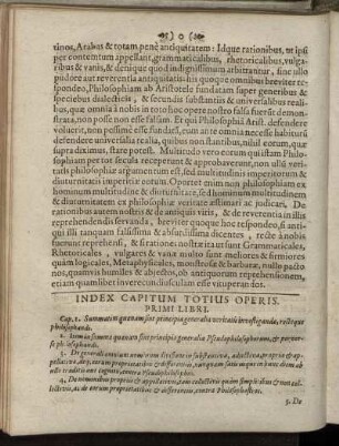 Index Capitum Totius Operis.