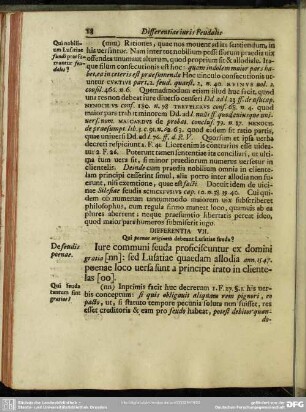 Differentia VII. Quae poenae originum debeant Lusatiae feuda?