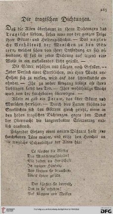 Die tragischen Dichtungen