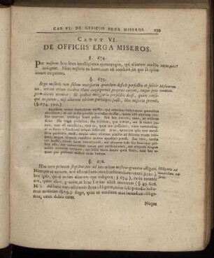 Caput VI. De Officiis Erga Miseros