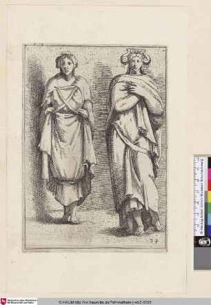 [Zwei Karyatiden; Two caryatids]