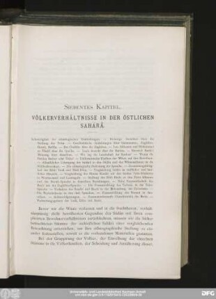 Siebentes Kapitel. Völkerverhältnisse In Der Östlichen Sahӑrâ.