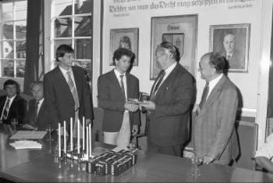 Freundschaftsbesuch des Sportclubs "Honved-Budapest" beim Turn- und Sportverein TSV Grötzingen