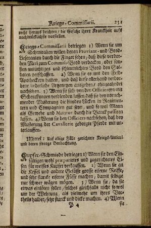 Kriegs-Commissarii. - Nederinnen.