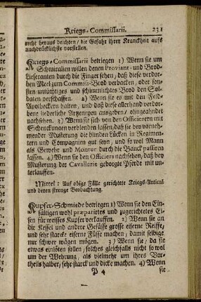 Kriegs-Commissarii. - Nederinnen.