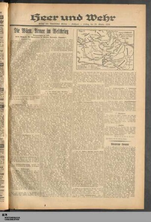 Die Operationen im Oktober, November, Dezember 1916