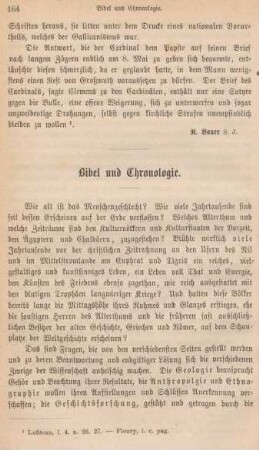 164-176 Bibel und Chronologie : I.