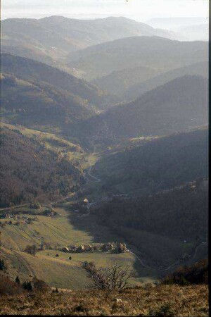 Blick vom Belchen in das Wiesental