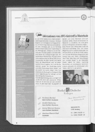 Informationen vom AWO-Aktivtreff in Winterhude