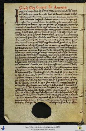 [107v - 125r] Glossae librorum amorum P. Ovidii Nasonis.