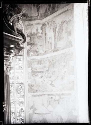 Kirche; Wandbilder der nördlichen Chorwand nach der Restaurierung