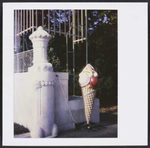 Skulptur eines Waffeleises