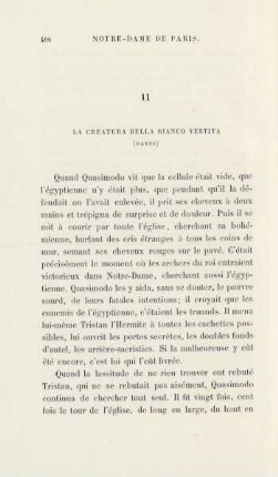II. La creatura bella bianco vestita