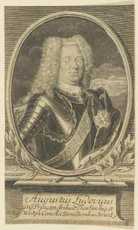 Bildnis des Augustus Ludovicus, Priceps Anhalt.