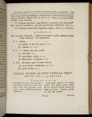Evang. Domin. III Post Epiphan. Fest., Matth. VIII, 1 - 13, Extans