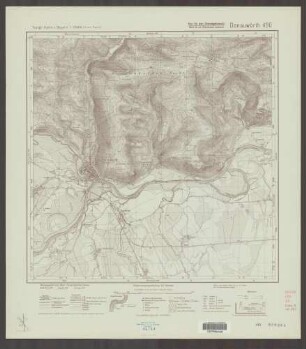 490 Donauwörth ; Topographische Karte von Bayern 1:25.000 [Positionsblätter]