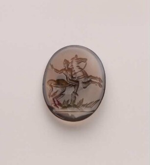 Intaglio mit Reiter(standbild?), Anfang 17. Jh.
