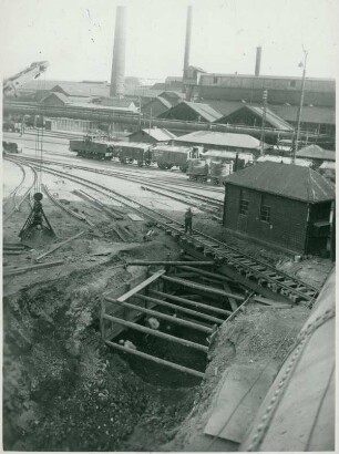 Fundamente Hoerde (Westfalen), Deutschland, 1936