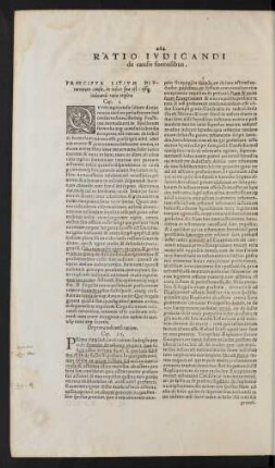 Ratio Iudicandi de causis forensibus.