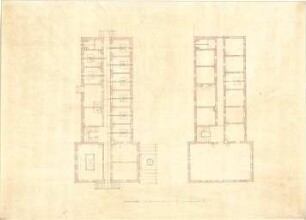 Braunmühl, Anton von; Gebäude - Grundrisse