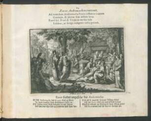 19. Aeneas Andromachen convenit. - Eneas findet ungefehr die Andromache.