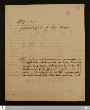 Brief von Johann Jakob Rambach an August Hermann Francke.