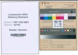 Entnazifizierung Hermann Mueller , geb. 04.07.1899 (Arzt)