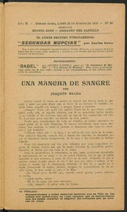 1919000393: Una mancha de sangre