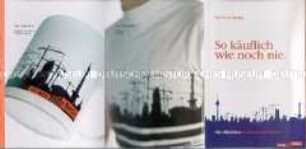 Werbeprospekt für Berlin-Souvenirs