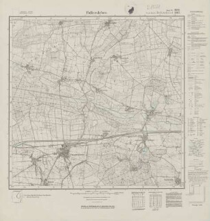 3530 (alte Nr.: 1892) Fallersleben, Meßtischblatt (4cm - Karte)