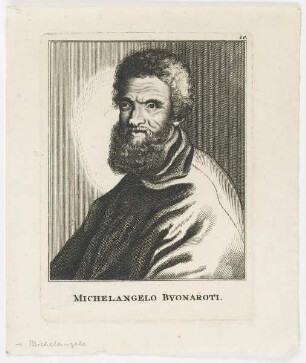 Bildnis des Michelangelo Bvonaroti