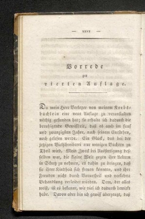Vorrede zur vierten Auflage.
