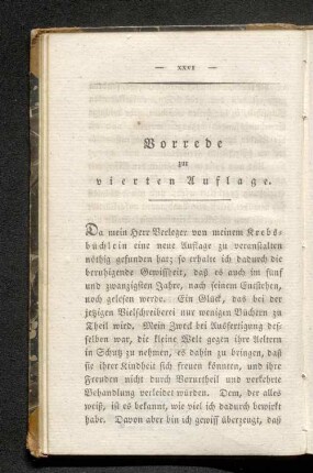 Vorrede zur vierten Auflage.
