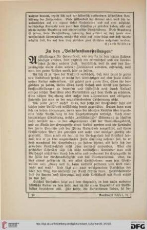 26: Zu den "Volkskunstausstellungen"
