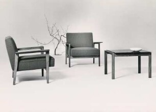 Sessel Modell "H 31" und Tisch Modell "TH 2" aus der Modellreihe "F" von Kurt Freyer