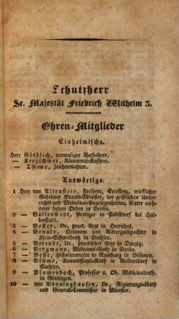 Namen-Verzeichniss der Mitglieder der Naturforschenden Gesellschaft in Görlitz : übergeben am Stiftungsfeste, den 29. September 1831