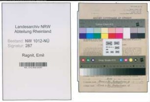 Entnazifizierung Emil Ragnit , geb. 02.07.1899 (Verw.Beamter)
